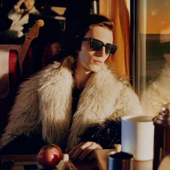 NEW Gucci GG1084S 001 Black Grey Square Unisex Sunglasses - Picture 14 of 15